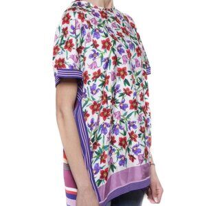 NWOT Salvatore Ferragamo Floral Multicolor Tunic Top S